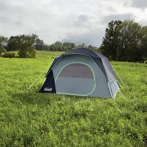 Coleman Skydome Tent with 5 Minute Setup, 2/4/6/8-Person Weatherproof Tent with Rainfly & Carry Bag, 20% More Headroom Than Traditional Canopies - 3