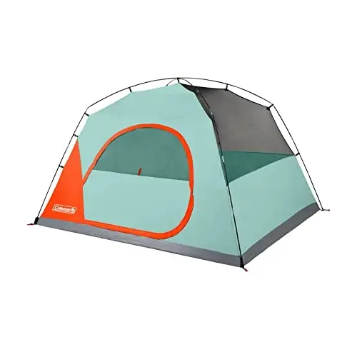 Coleman Skydome Tent with 5 Minute Setup, 2/4/6/8-Person Weatherproof Tent with Rainfly & Carry Bag, 20% More Headroom Than Traditional Canopies - 2
