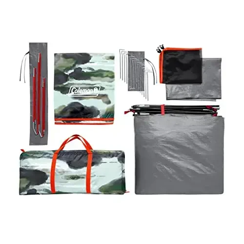 Coleman Skydome Tent with 5 Minute Setup, 2/4/6/8-Person Weatherproof Tent with Rainfly & Carry Bag, 20% More Headroom Than Traditional Canopies - 6