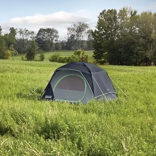Coleman Skydome Tent with 5 Minute Setup, 2/4/6/8-Person Weatherproof Tent with Rainfly & Carry Bag, 20% More Headroom Than Traditional Canopies - 3