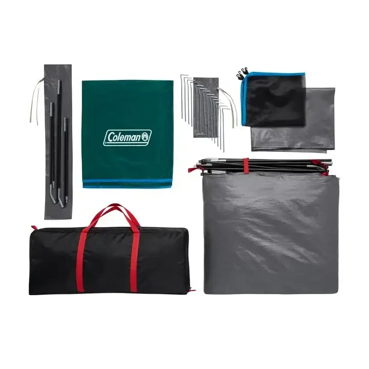 Coleman Skydome Tent 5 daqiqada o'rnatish, 2/4/6/8 kishilik ob-havoga chidamli chodir, Rainfly va sumkasi bilan, an'anaviy soyabonlarga qaraganda 20% ko'proq bosh joyi - 7