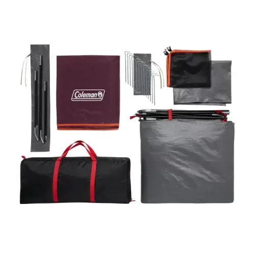 Coleman Skydome Tent with 5 Minute Setup, 2/4/6/8-Person Weatherproof Tent with Rainfly & Carry Bag, 20% More Headroom Than Traditional Canopies - 7