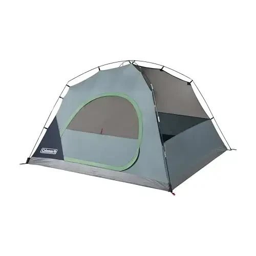 Coleman Skydome Tent with 5 Minute Setup, 2/4/6/8-Person Weatherproof Tent with Rainfly & Carry Bag, 20% More Headroom Than Traditional Canopies - 2