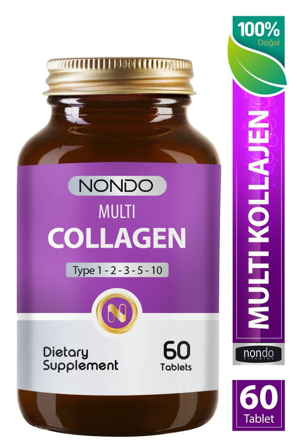 Collagen 60 Tablets Multi Collagen Type 1-2-3-5-10 - 18