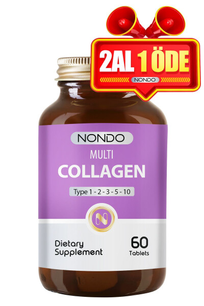 Collagen 60 Tablets Multi Collagen Type 1-2-3-5-10 - 7