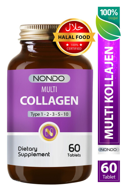 Collagen 60 Tablets Multi Collagen Type 1-2-3-5-10 - 2