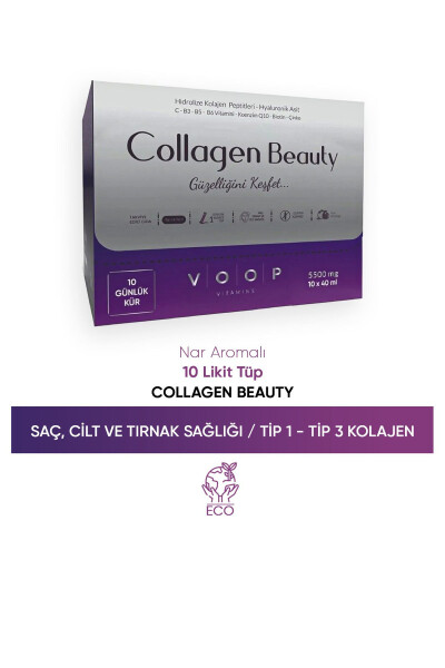 Collagen Beauty High Bioactive Hydrolyzed Collagen 100% Pure and Natural - 10 Tubes - 2