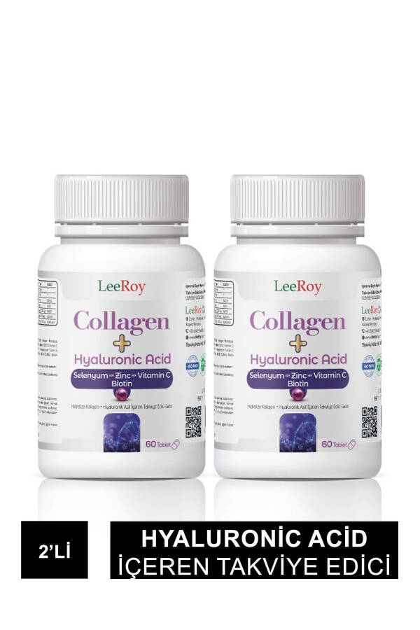 Collagen Hyaluronic Acid 60 Tablets 2 Pack - 1