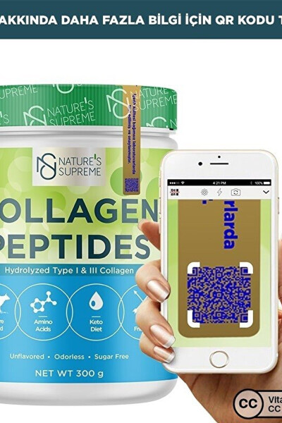 Collagen Peptides Powder 300 gr Flavorless - 5