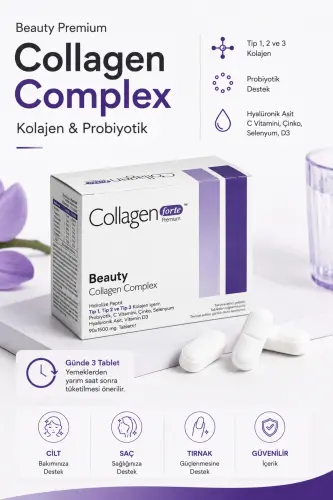 Collagen, Probiotic & Multivitamin 1500mg X 90 Tablets - 4