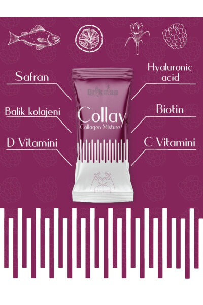 Collay Collagen Mix Powder (FISH COLLAGEN) 100% Natural (30 SACHETS) - DR KALAN (1)