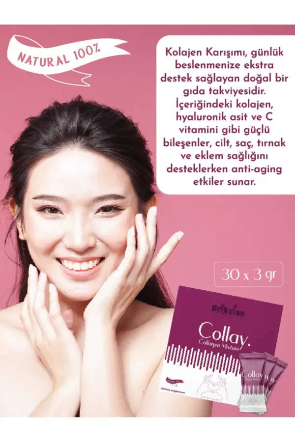 Collay Collagen Mix Powder (FISH COLLAGEN) 100% Natural (30 SACHETS) - 3