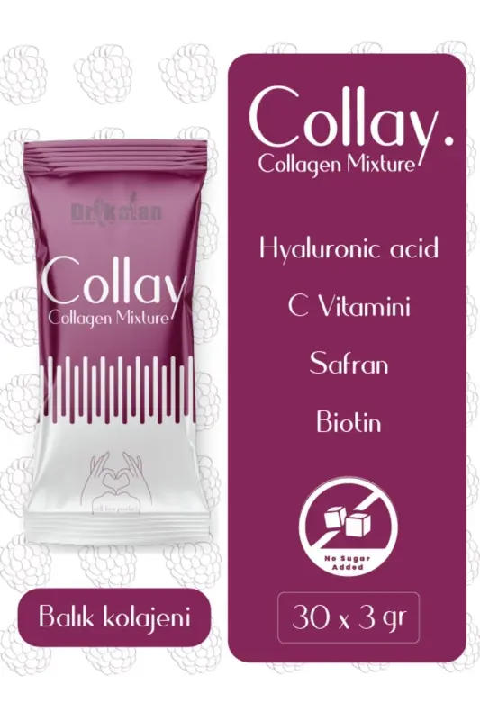 Collay Kolajen Karışımı Tozu (BALIK KOLAJENİ) 100%doğal (30SAŞE) - 1