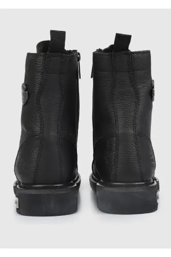 Colmar Siyah Erkek Baskılı Deri Bot 025M100553-BLACK - 4