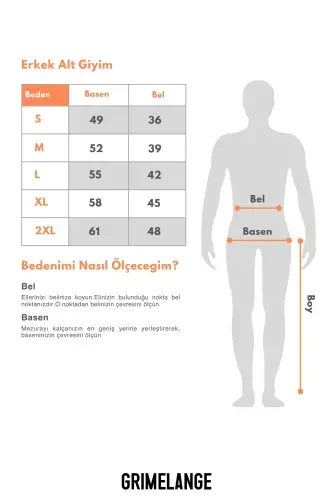 Colombıa Erkek 2'li Set Comfort Fit Rahat Kalıp Yazı Nakışlı Şardonsuz Kahverengi Eşofman Takımı-Kahverengi - GRIMELANGE (1)