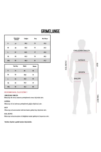 Colombıa Erkek 2'li Set Comfort Fit Rahat Kalıp Yazı Nakışlı Şardonsuz Grimelanj Eşofman Takımı-Grimelanj - 6
