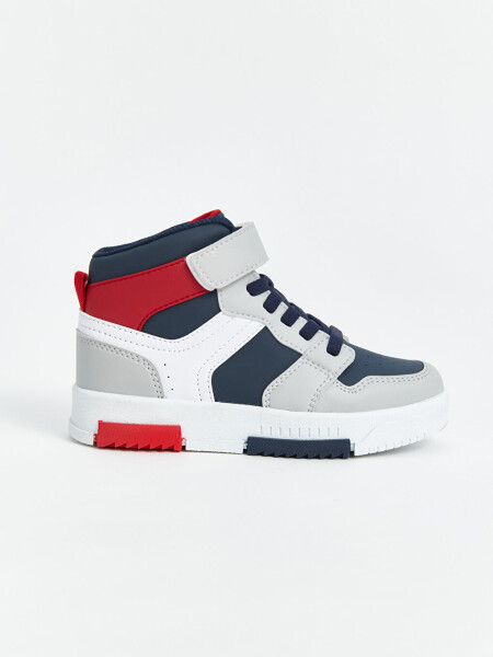 Color Block Ankle-High Boys' Sports Shoes - 7