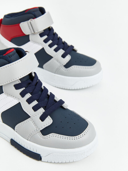 Color Block Ankle-High Boys' Sports Shoes - 3