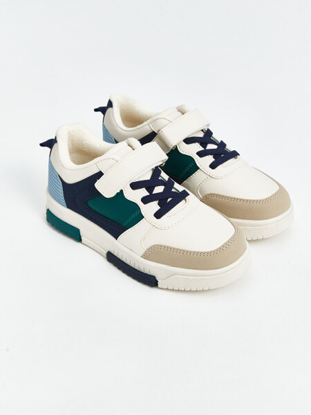 Color Block Boys' Sneakers - 6