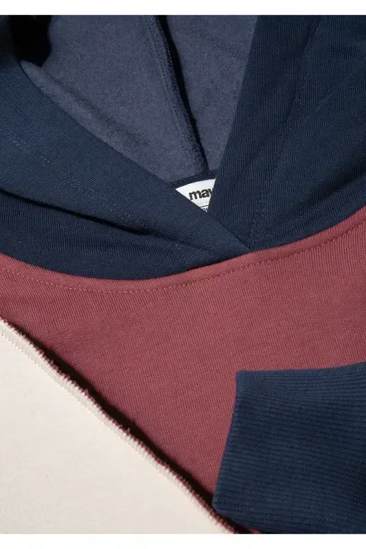 Color Block Hooded Sweatshirt 1s10170-70399 - 6