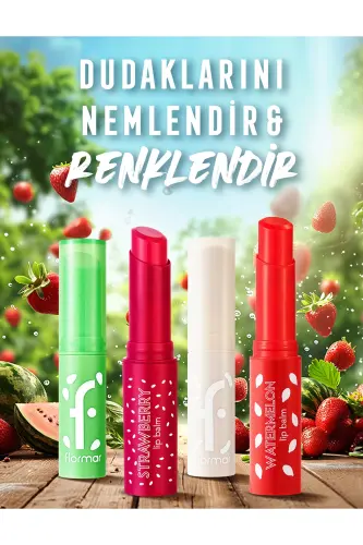Colored Lip Balm with Shea and Cocoa Butter (BLACKCURRANT) - Lip Balm - 002 - 8690604555376 - 3