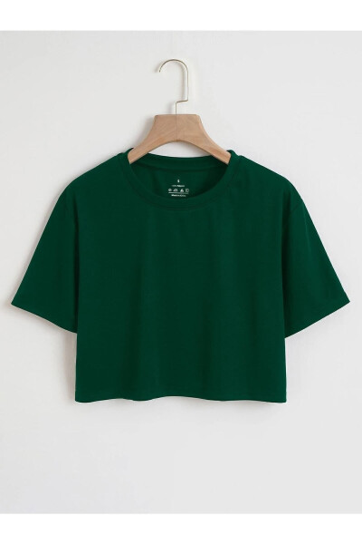 Colored Oversize Crop Tshirt - DAXİS SPORTWEAR COMPANY