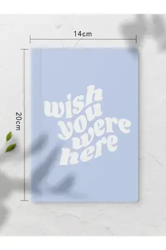 Colorful Blank Notebook Set - 4 Pieces - 14cm*20cm - 64 Pages - Pastel - 4