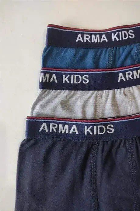 Colorful Boys Boxer Briefs 3 Pack Cotton Lycra - 3