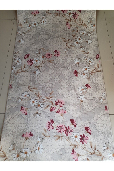 Colorful Floral Washable Non-slip Bottom All Seasons Living Room, Bathroom, Balcony, Youth Room Cut Runner 