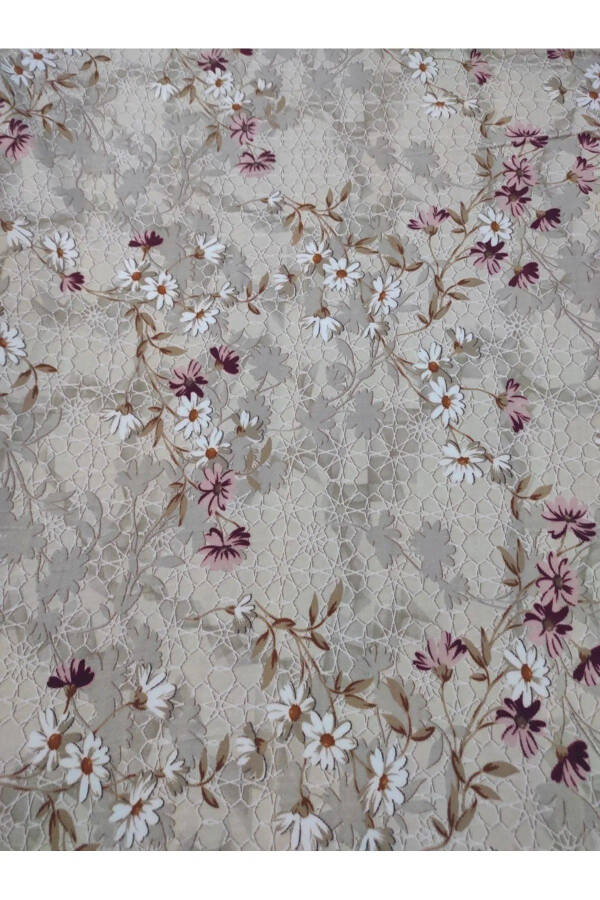 Colorful Floral Washable Non-slip Bottom All Seasons Living Room, Bathroom, Balcony, Youth Room Cut Runner - 4