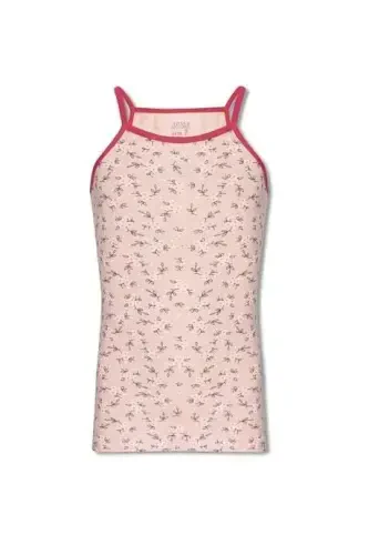 Colorful Girls String Tank Cotton Lycra 3 Pack - 6