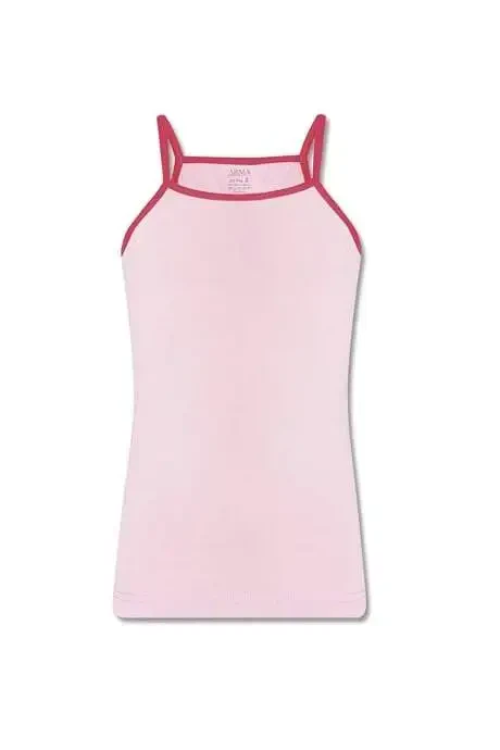 Colorful Girls String Tank Cotton Lycra 3 Pack - 2