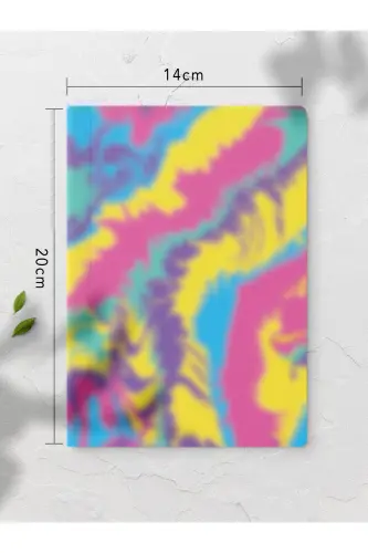 Colorful Notebook Set - Colored Notebook - 4 Pieces - 14cm*20cm - 64 Pages - Colorful XII - 6