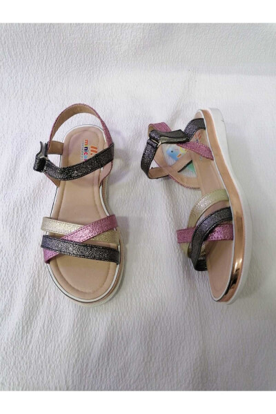 Colorful Padded Sole Girl Sandals - 2