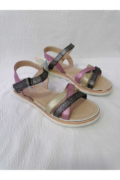 Colorful Padded Sole Girl Sandals - 3