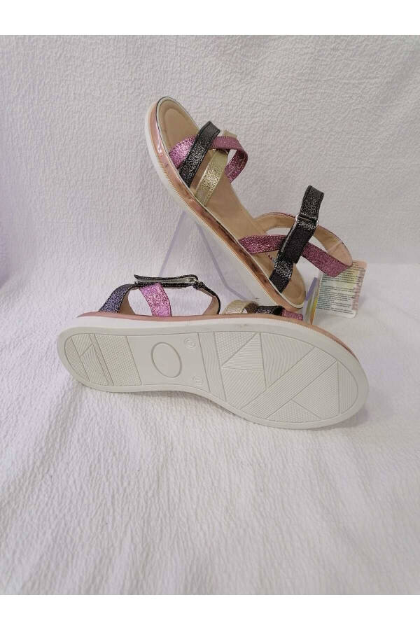 Colorful Padded Sole Girl Sandals - 4