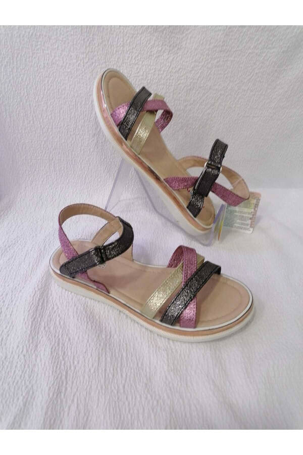 Colorful Padded Sole Girl Sandals - 7