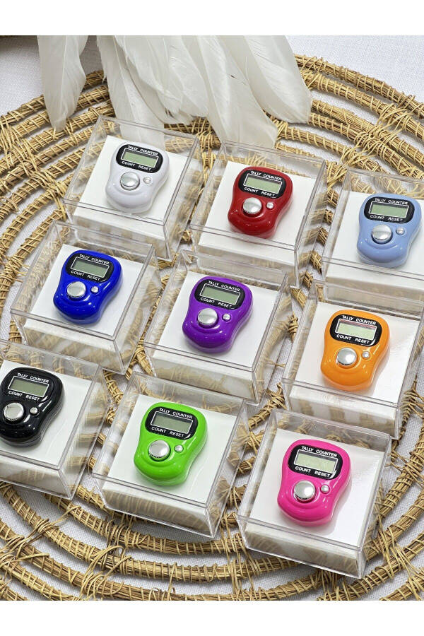 Colorful prayer bead ring - 1