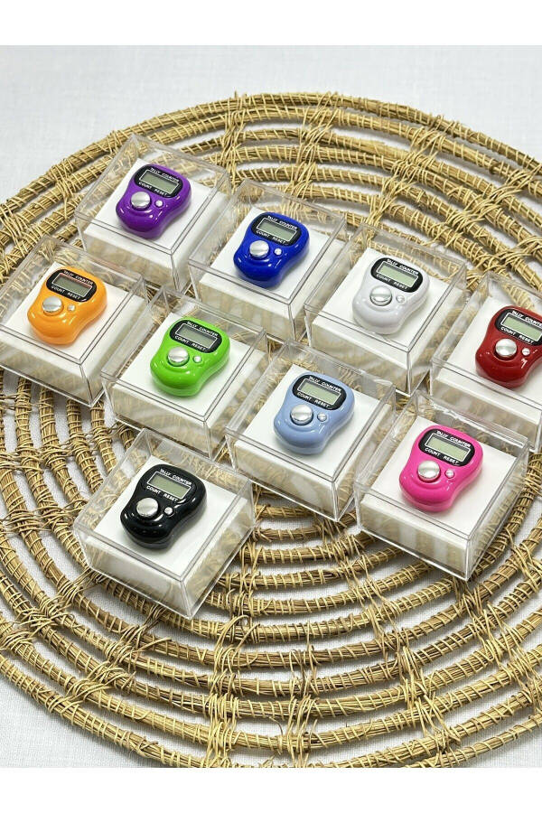 Colorful prayer bead ring - 2