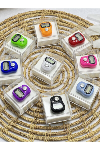 Colorful prayer bead ring - 3