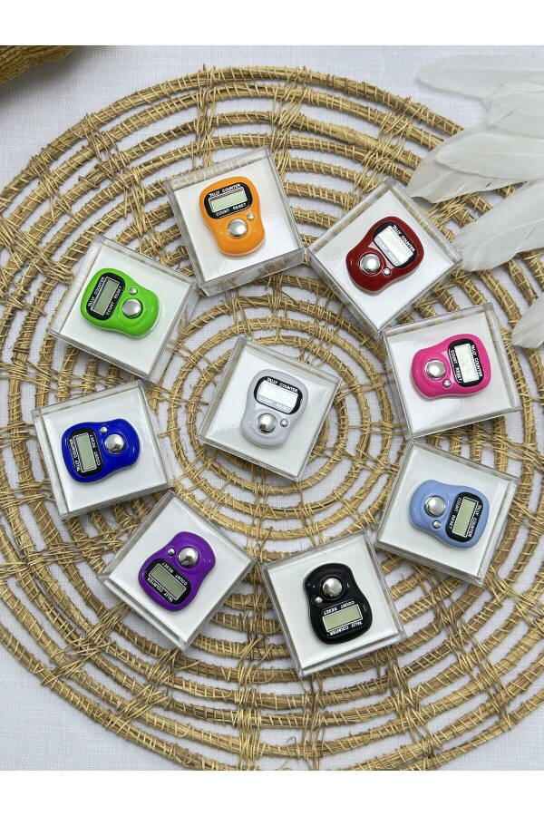 Colorful prayer bead ring - 4