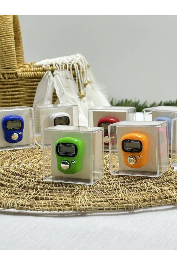 Colorful prayer bead ring - 6