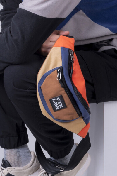 Colorful Shoulder And Waist Bag - 19
