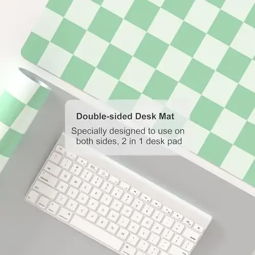 Colorful Star Large Mouse Pad, PU Leather Waterproof Desk Mat, Computer Gaming Mouse Pad, XXL Full Table Mousepad Non Slip Desk Pad for School Office Home 31.5