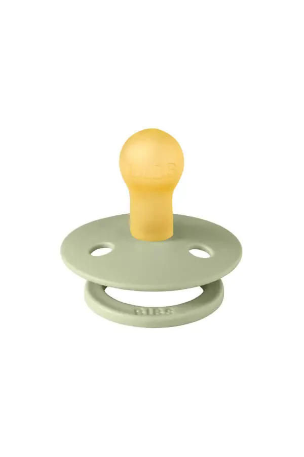 Colour Rubber Pacifier - Sage 0-6 Months - 2
