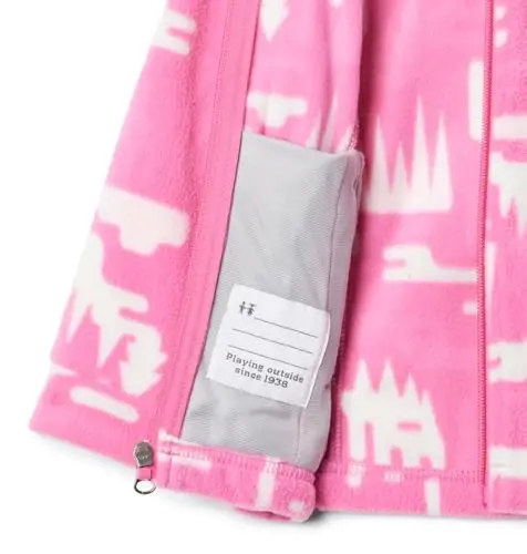 Columbia Kids' Benton Springs Ii Printed Fleece Jacket - 4