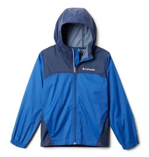 Columbia Youth Glennaker Rain Jacket | Water-Resistant, Lightweight, Hooded Protection - Columbia