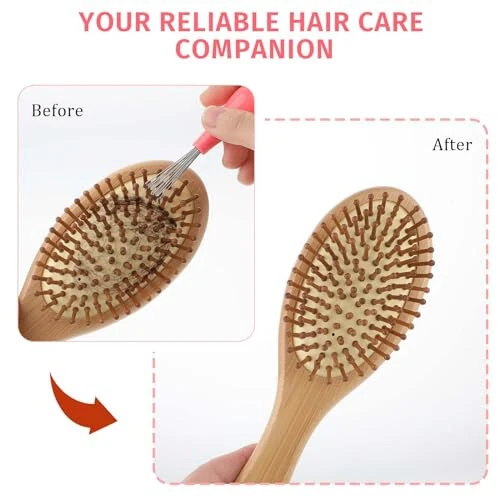 Comb and Brush Cleaner Tool Set - 3 Pieces with Rake Design for Home and Salon Use - 4