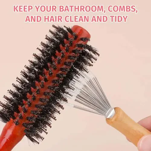 Comb and Brush Cleaner Tool Set - 3 Pieces with Rake Design for Home and Salon Use - 5