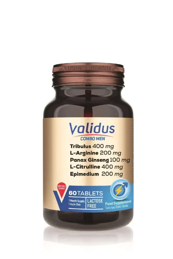 Combo-men Tribulus 400 мг + L-аргинин 200 мг + Мака 100 мг 60 таблеток - 1